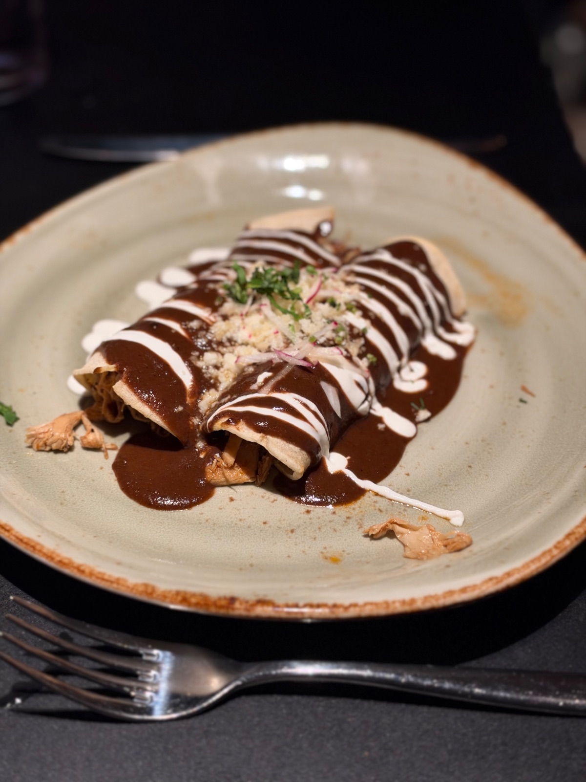 Mole Enchiladas